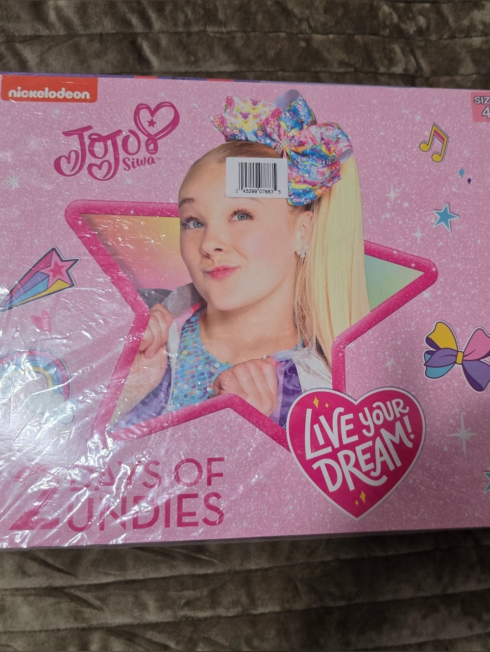 Nickelodeon Girls' Little JoJo Siwa 12 Days 'Un-Boxing' Panty GiftBox,